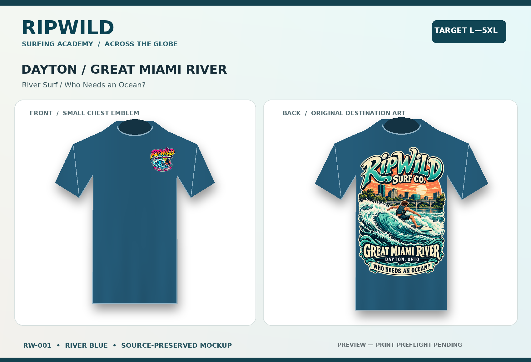 RipWild Dayton Surf Tee — Who Needs an Ocean? – BabyBullTeeDesigns