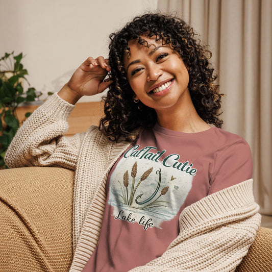 CatTail Cutie Lake Life Tee | Western Boho Lake Girl Shirt | River Girl Country Tee