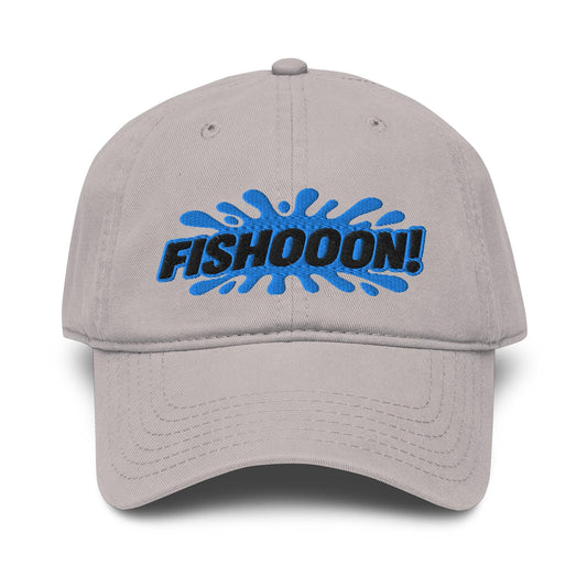 Fishooon Fishing Hat, Embroidered Angler Cap, Fisherman Gift, Dad Hat, Outdoor Fishing Cap, Lake River Hat
