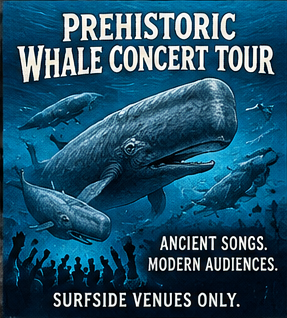 Prehistoric Whale Concert Tour — BabyBull Paleo